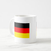 ドイツの旗 コーヒーマグカップ (正面左)