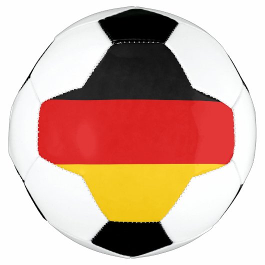 ドイツの旗 サッカーボール (正面)