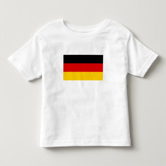 ドイツの旗 トドラーTシャツ (正面)
