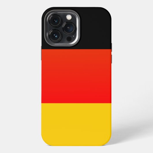ドイツの旗 ドイツ国旗 Totally  iPhoneケース (裏面)