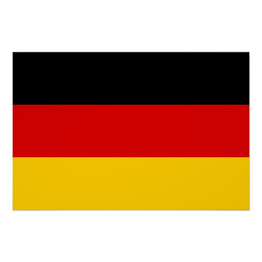 ドイツの旗 ポスター (正面)