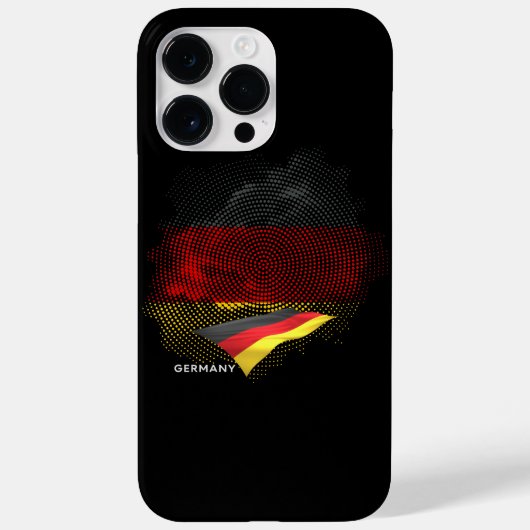 ドイツの旗 Case-Mate iPhoneケース (裏面)