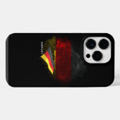ドイツの旗 iPhoneケース (裏面横)