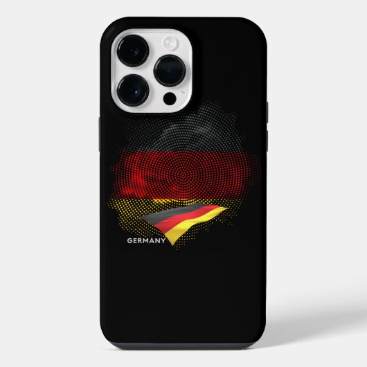 ドイツの旗 iPhoneケース (裏面)