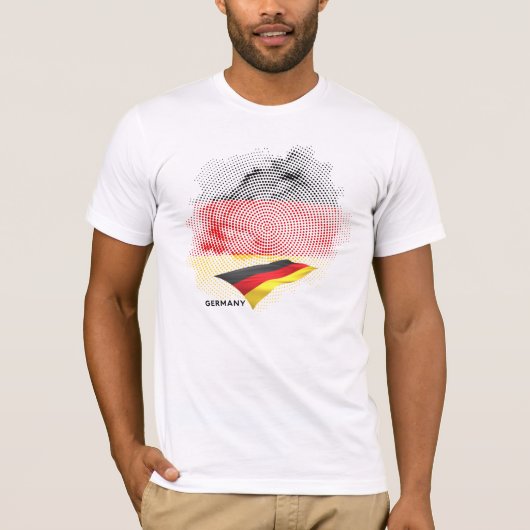 ドイツの旗 Tシャツ (正面)