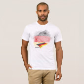 ドイツの旗 Tシャツ (正面フル)