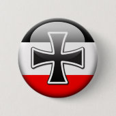 ドイツの旗WWI 缶バッジ (正面)