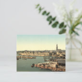 ドイツの時計塔からハンブルグ ポストカード (スタンド正面)