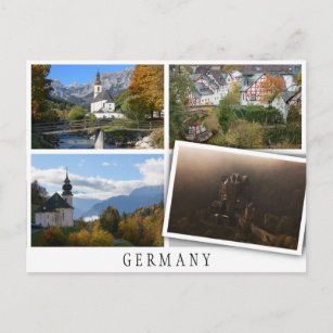 ドイツの様々な秋の風景 ポストカード