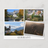 ドイツの様々な秋の風景 ポストカード (正面)