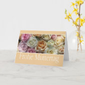 ドイツの母の日パステルバラ カード (黄色い花)