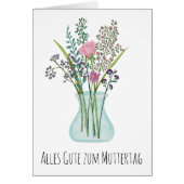 ドイツの母の日ピンクの花束 (正面)