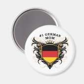 ドイツの母ナンバーワン マグネット (正面/裏面)