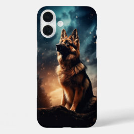 ドイツの牧歌的な牧羊犬 iPhone 16 PLUSケース