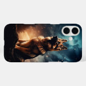 ドイツの牧歌的な牧羊犬 Case-Mate iPhoneケース (裏面 (横))