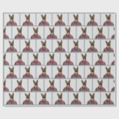 ドイツの牧羊犬 ラッピングペーパー (フラット)