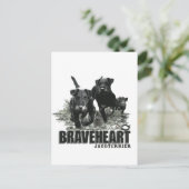 ドイツの狩りテリア、ザジャグテリア、アート シーズンポストカード (スタンド正面)