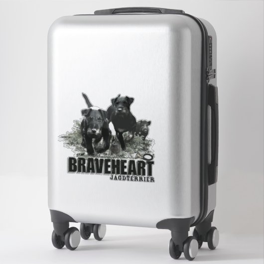ドイツの狩りテリア、ザジャグテリア、アート シール (スーツケース)