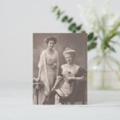 ドイツの皇后と娘#042D ポストカード (スタンド正面)