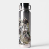 ドイツの短いポインタかドイツのクールザー ウォーターボトル (背面)