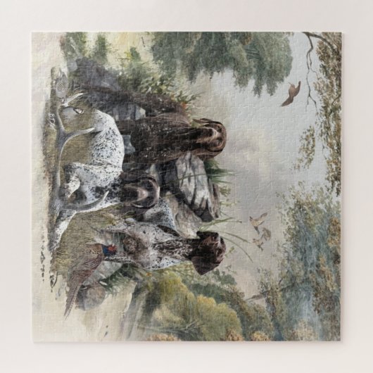 ドイツの短いポインタかドイツのクールザー ジグソーパズル (横)