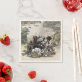 ドイツの短いポインタかドイツのクールザー スタンダードカクテルナプキン (インサイチュ)