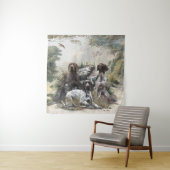 ドイツの短いポインタかドイツのクールザー タペストリー (インサイチュ)