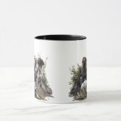 ドイツの短いポインタかドイツのクールザー マグカップ (中央)