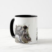 ドイツの短いポインタかドイツのクールザー マグカップ (正面左)