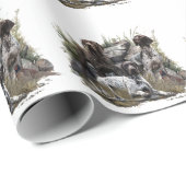 ドイツの短いポインタかドイツのクールザー ラッピングペーパー (ロールコーナー)