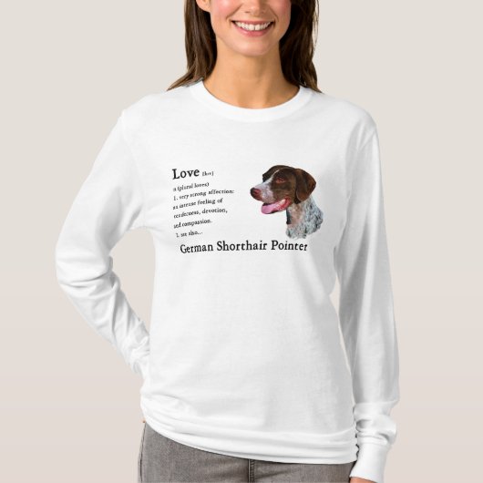 ドイツの短いポインタの贈り物 Tシャツ (正面)