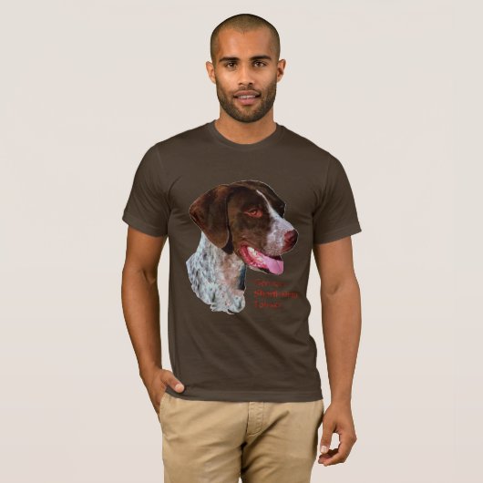 ドイツの短いポインタギフトアパレル Tシャツ (正面フル)