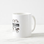 ドイツの短いポインタクルー コーヒーマグカップ (正面右)