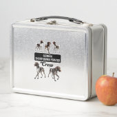 ドイツの短いポインタクルー メタルランチボックス (インサイチュ)