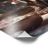 ドイツの短いポインタークリスマスクッキー フォトプリント            (角)