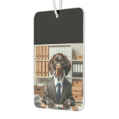 ドイツの短いポインタ作業会計士 カーエアーフレッシュナー (左)