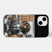 ドイツの短いポインタ作業会計士 iPhoneケース (裏面横)