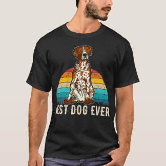 ドイツの短いポインタGSP犬の品種 Tシャツ