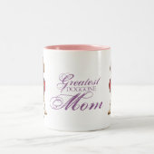 ドイツの短い干し草のポインターハートMom ツートーンマグカップ (中央)