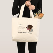 ドイツの短い贈り物 ラージトートバッグ (正面(商品))