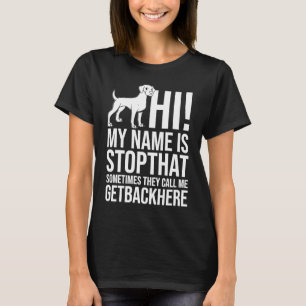 ドイツの短剣ポインタ犬の子犬の所有者の恋人 Tシャツ