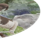 ドイツの短編ポインタかわいい子犬 カッティングボード (角)