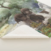 ドイツの短編ポインタかわいい子犬 シェルパブランケット (3/4)