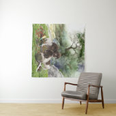 ドイツの短編ポインタかわいい子犬 タペストリー (インサイチュ(横))