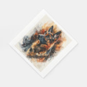 ドイツの磁場の羊飼い スタンダードランチョンナプキン (角)