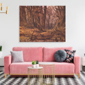 ドイツの秋の森(David Caspar Friedrich) キャンバスプリント (インサイチュ (リビング))