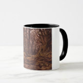 ドイツの秋の森(David Caspar Friedrich) マグカップ (正面右)