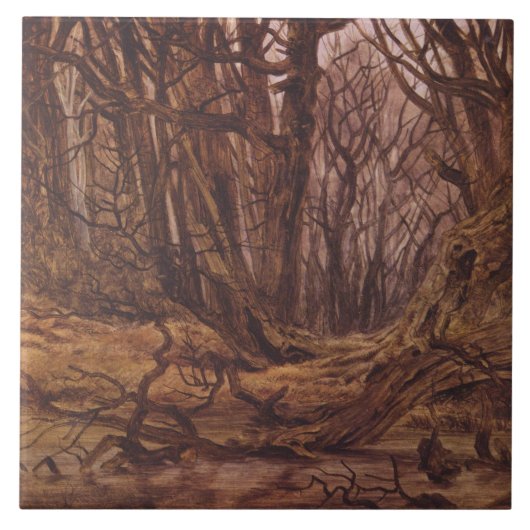 ドイツの秋林 タイル (正面)