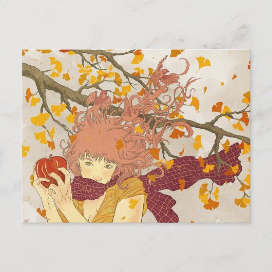 ドイツの秋 ポストカード (正面)