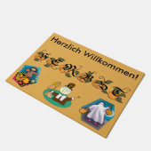 ドイツの秋(秋)のドアマット ドアマット (アングル)